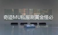 奇迹MU私服刷黄金怪必备技巧汇总
